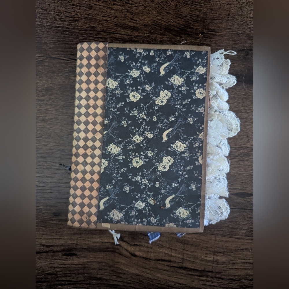 🌻Vintage Cinema Floral Junk Journal-Handmade- Recycled-Primitive-Rustic/ Nature - Picture 11 of 11